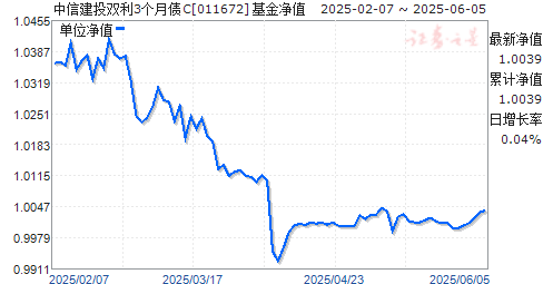 中信建投双利3个月债C