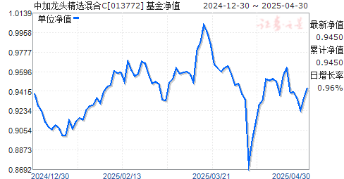 中加龙头精选混合C(013772)净值走势