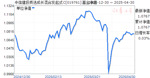 中信建投质选成长混合发起式C(019761)净值走势