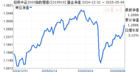 招商中证2000指数增强C(019919)净值走势