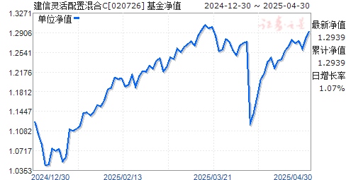建信灵活配置混合C(020726)净值走势