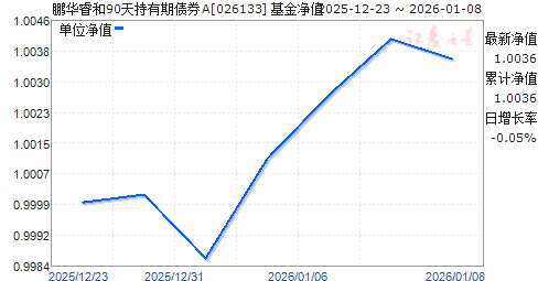 �����90�������ծȯA(026133)��ֵ����