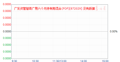 广发资管智荟广易六个月持有期混合(FOF)(872029)净值走势