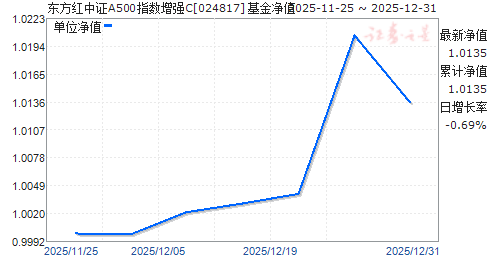 ��������֤A500ָ����ǿC(024817)��ֵ����